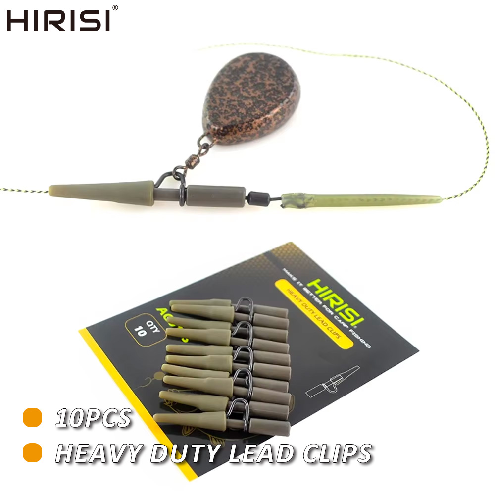 Ice Fishing Tip Up - Hirisi 10 шт. сверхмощные свинцовые зажимы