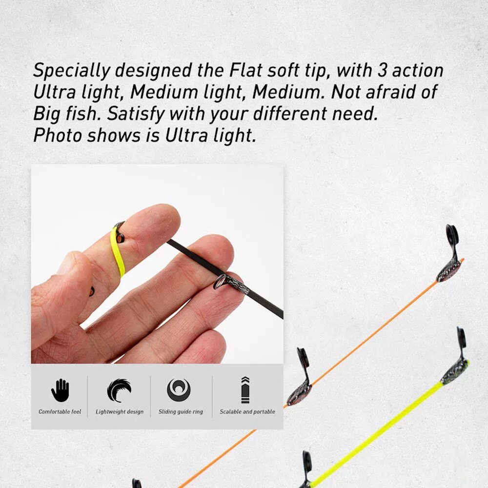 Ледяная удочка 50 см UL ML M M – обзор и цена Ice Fishing Tip Up